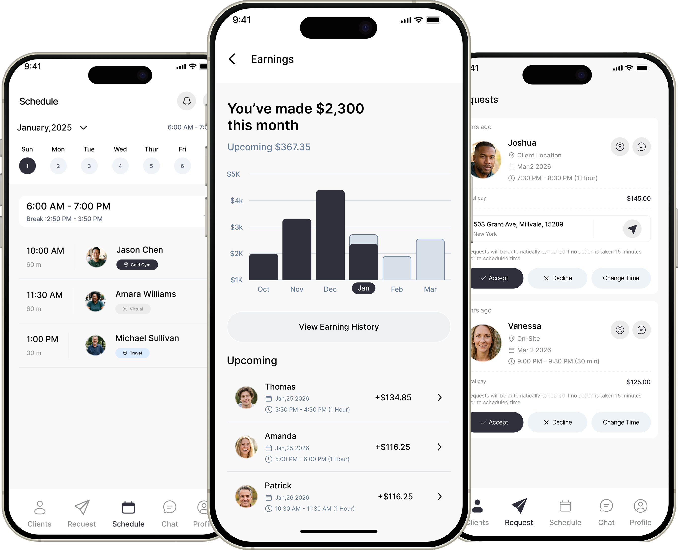 Corva app mockup for trainers